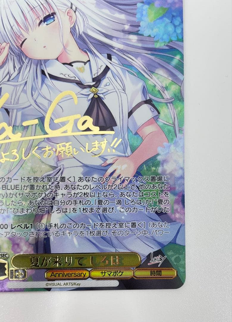 夏が来りて　しろは　sec ws ヴァイスシュバルツ key