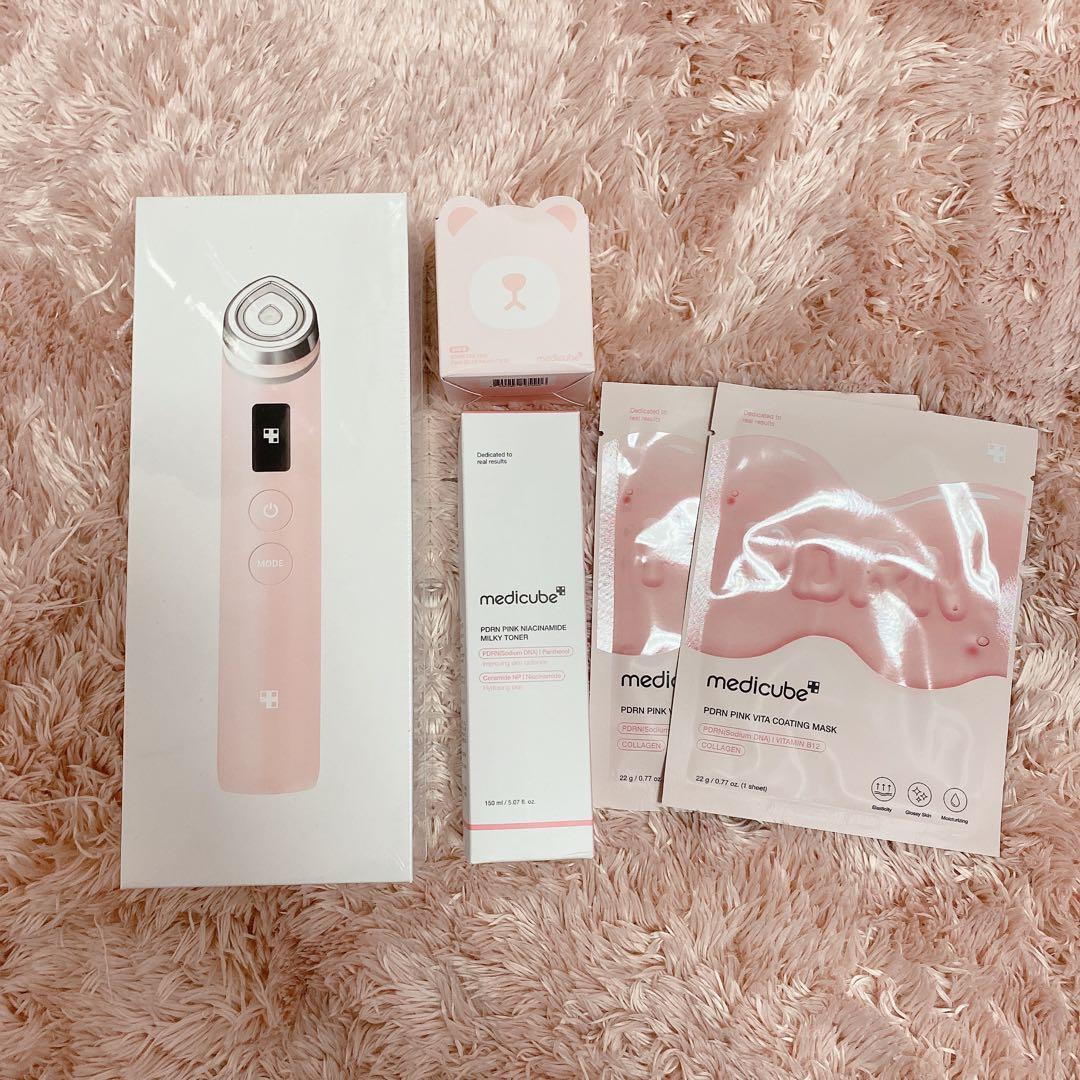 メディキューブ AGE-R ブースタープロ ピンク くま PDRN セット