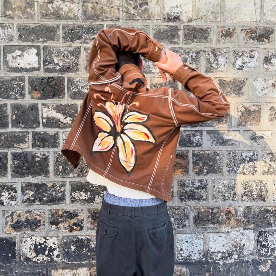 激レア！2003SS CDG HOMME “FLOWER”WORK JACKET