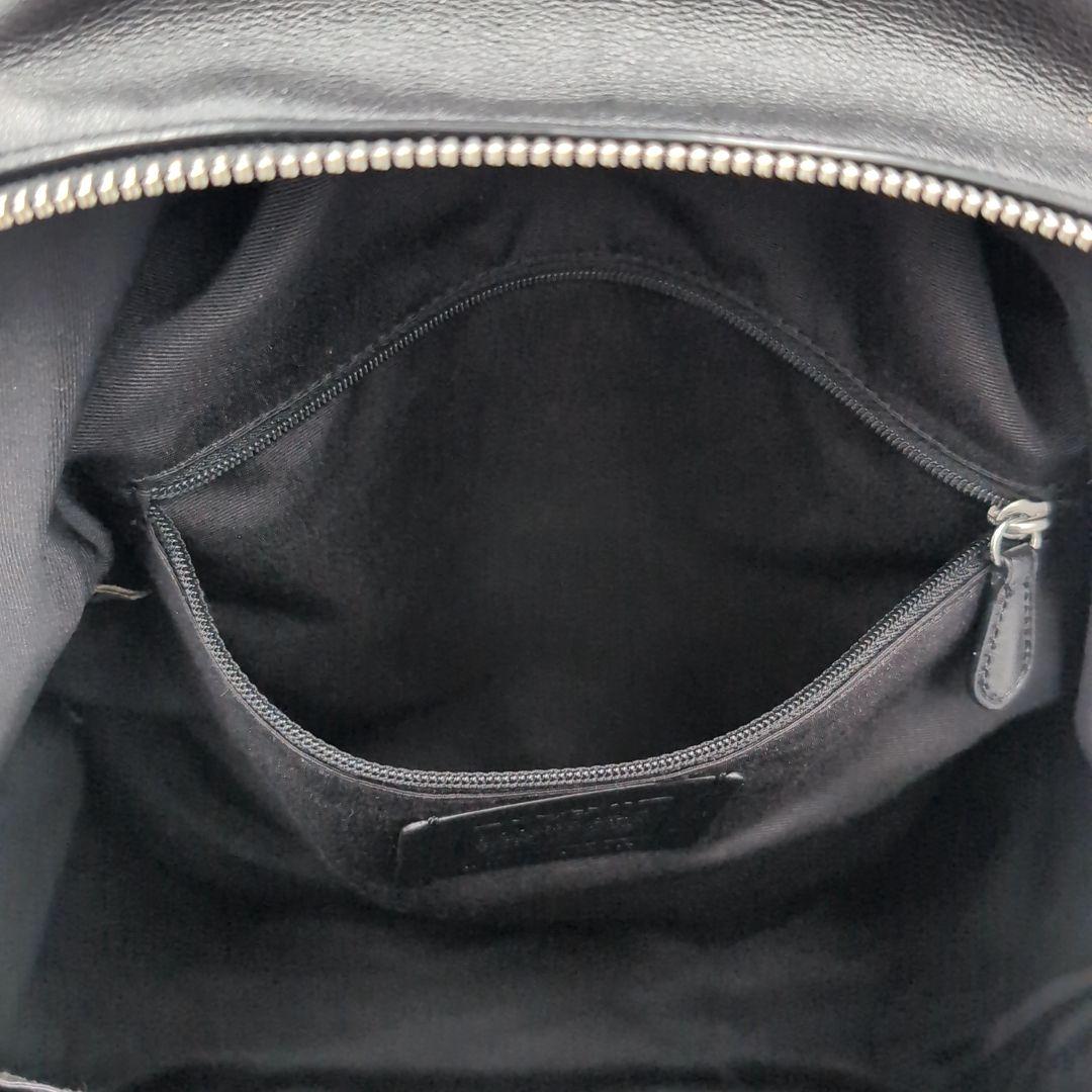 未使用級✨️ コーチ リュック 58314 シグネチャー PVC レザー 黒