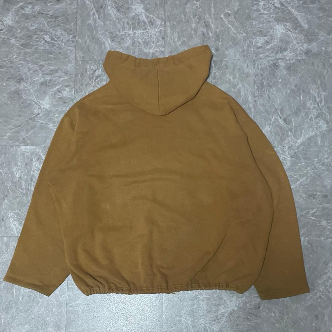 80s USA製 old stussyモックネック パーカー シャドーマン