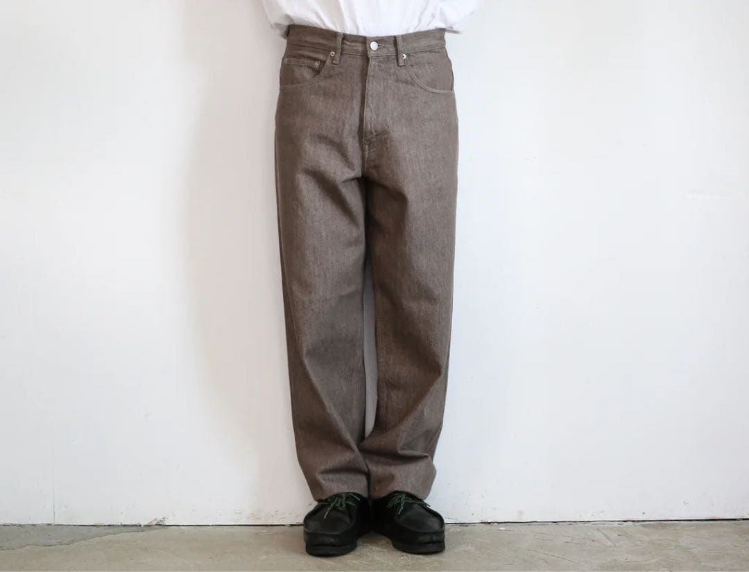 パンツ HARD TWIST BROWN DENIM 5P PANTS 24 BROWN