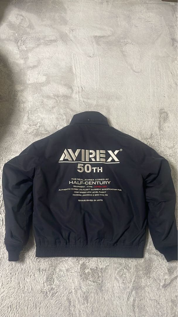 AVIREX 50TH ジャケット ネイビー