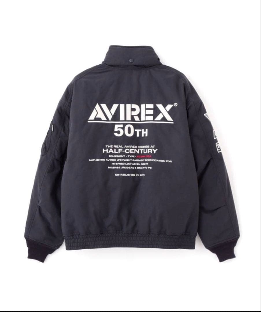 AVIREX 50TH ジャケット ネイビー