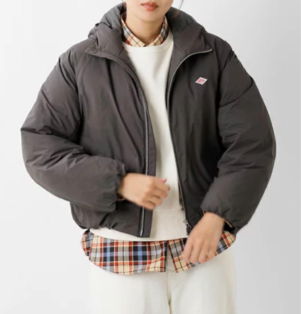 希少未使用に近い　ダントンハイロフトフーデットダウンジャケット　Ｍ　オフホワイト