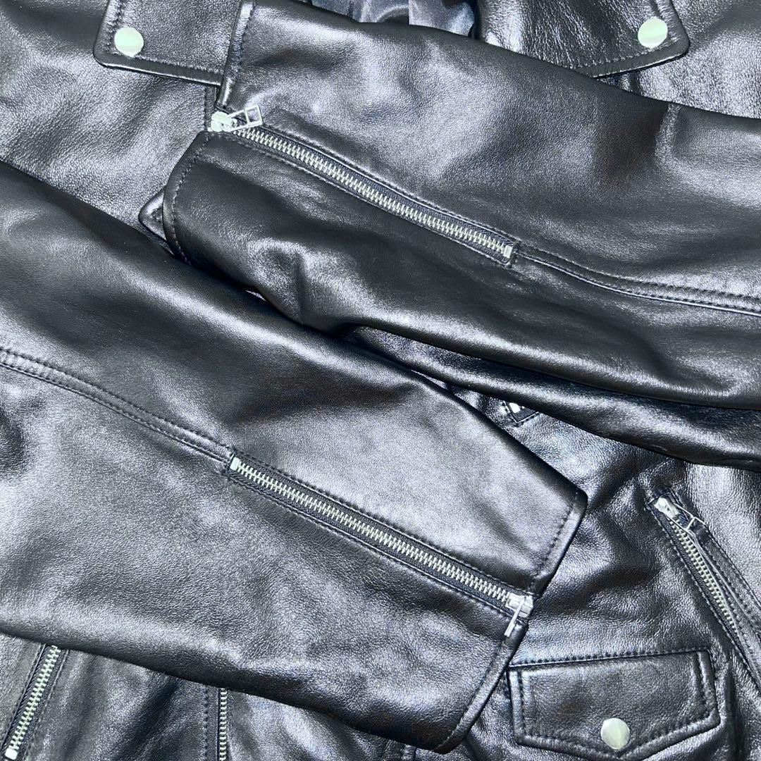 【Maison Special】ラムレザーダブルライダースジャケット