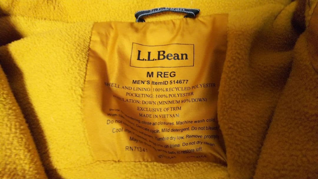 LLBeanエルエルビーンダウンフードジャケットUS−Mサイズ