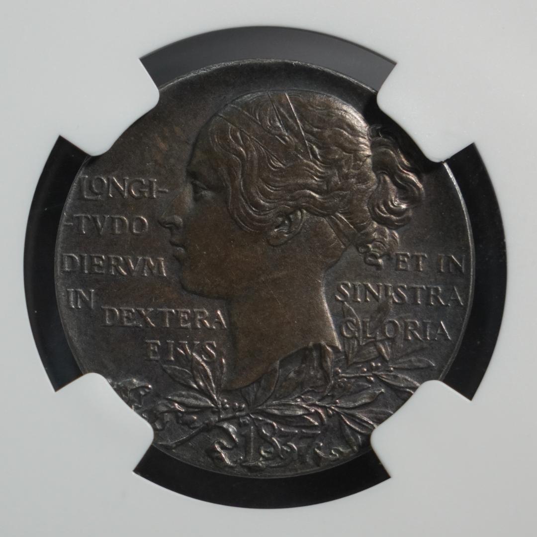 1897年 ダイヤモンドジュビリー NGC MS62 シルバー ヤング オールド