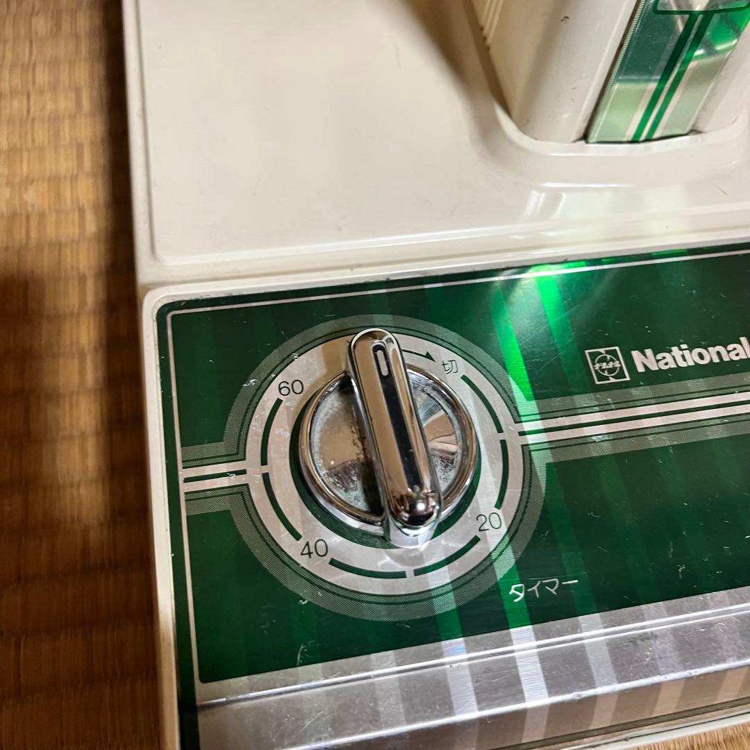 スペースエイジ　ナショナル　グリーンファン　30cm　座敷扇