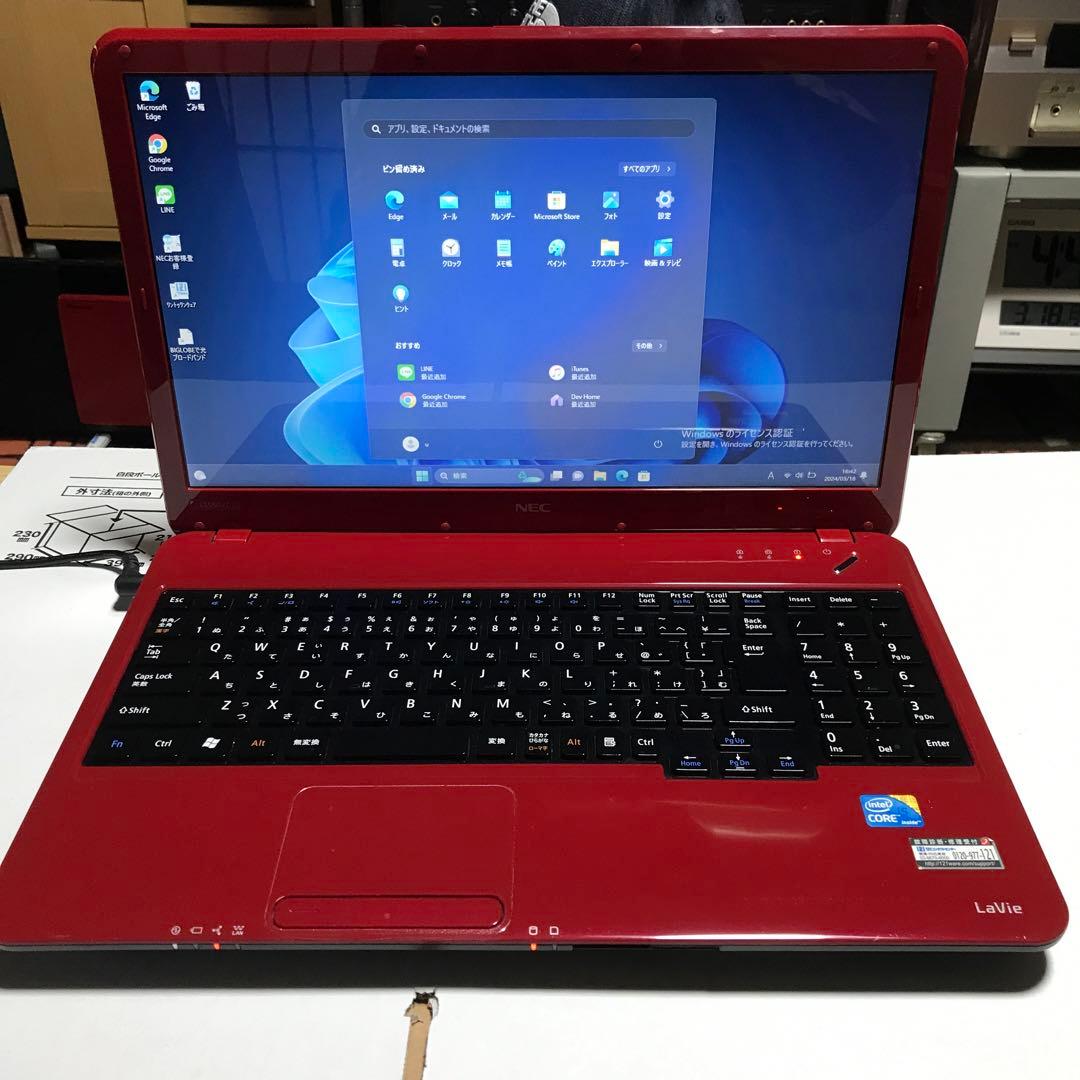 Windowsノート本体 N E C  Lavie  Windows11 corei5