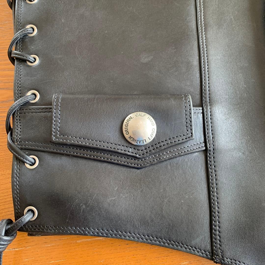 craft leather ハンドメイド　サドルレザーベスト　コンチョ　ハーレー