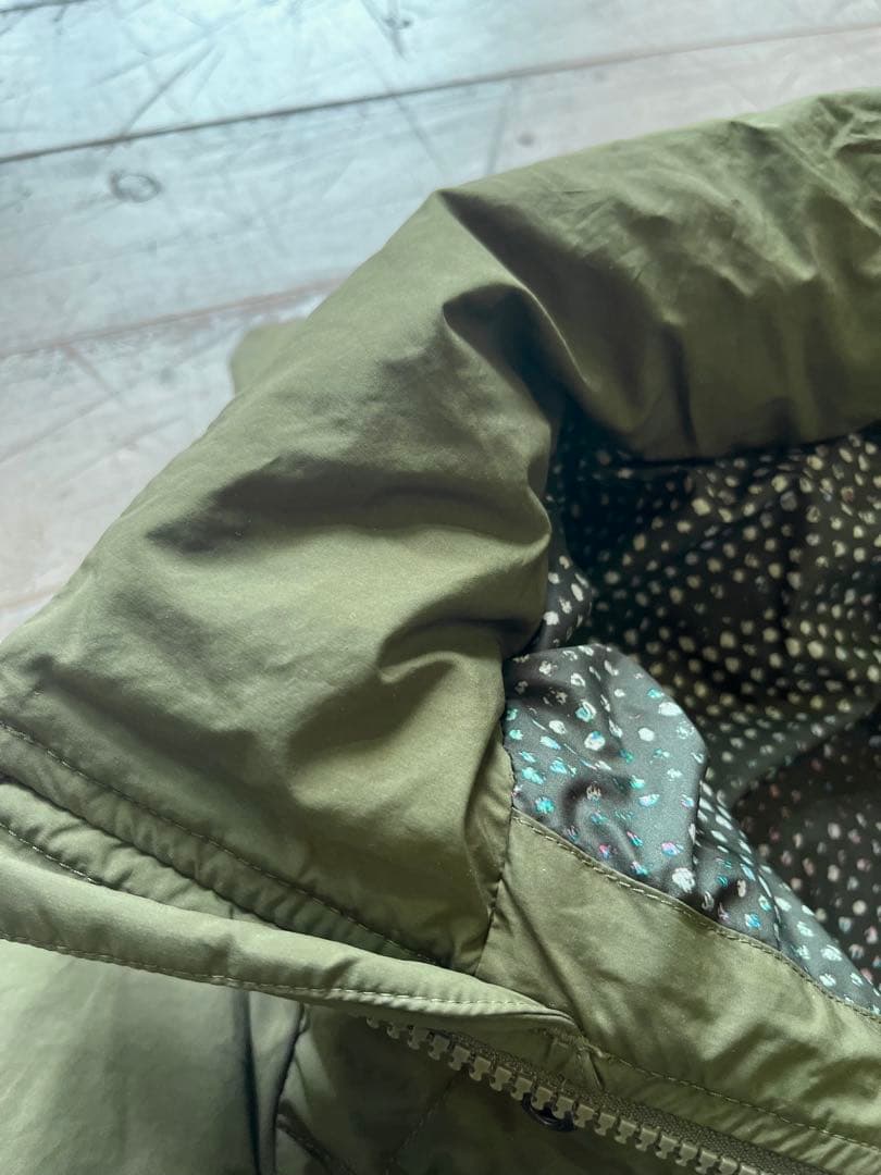 美品 2016ノースフェイス　ダウンコート レディース カーキ