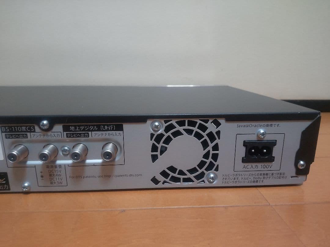 シャープ　AQUOS　BD―W560 500GB→1TB プチメンテ済み