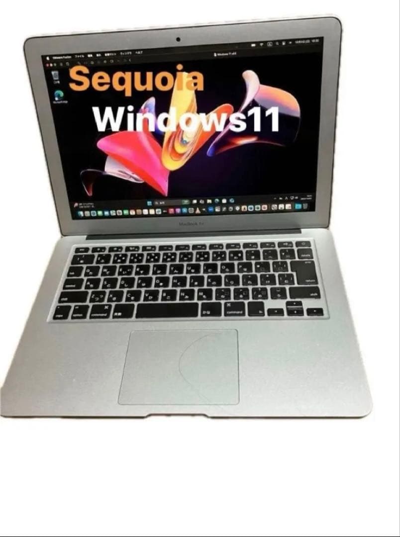 sequoiaプラス仮想windows,2015Macbookair,13インチ
