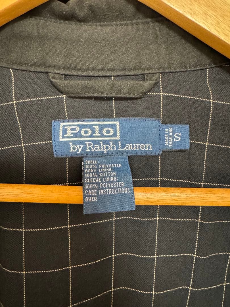 【美品/希少サイズ】ラルフローレン　スウィングトップ　ブラック