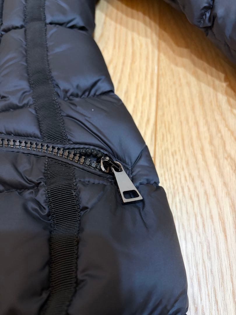 【極美品】モンクレール　エルミファーブラックサイズ:1 hermifur