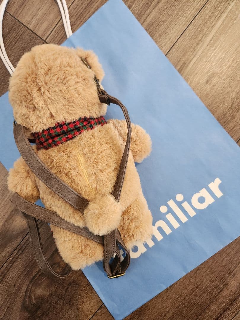 Familiar　ファミリア　未使用　ぬいぐるみ　くまちゃん　ポシェット　ポーチ