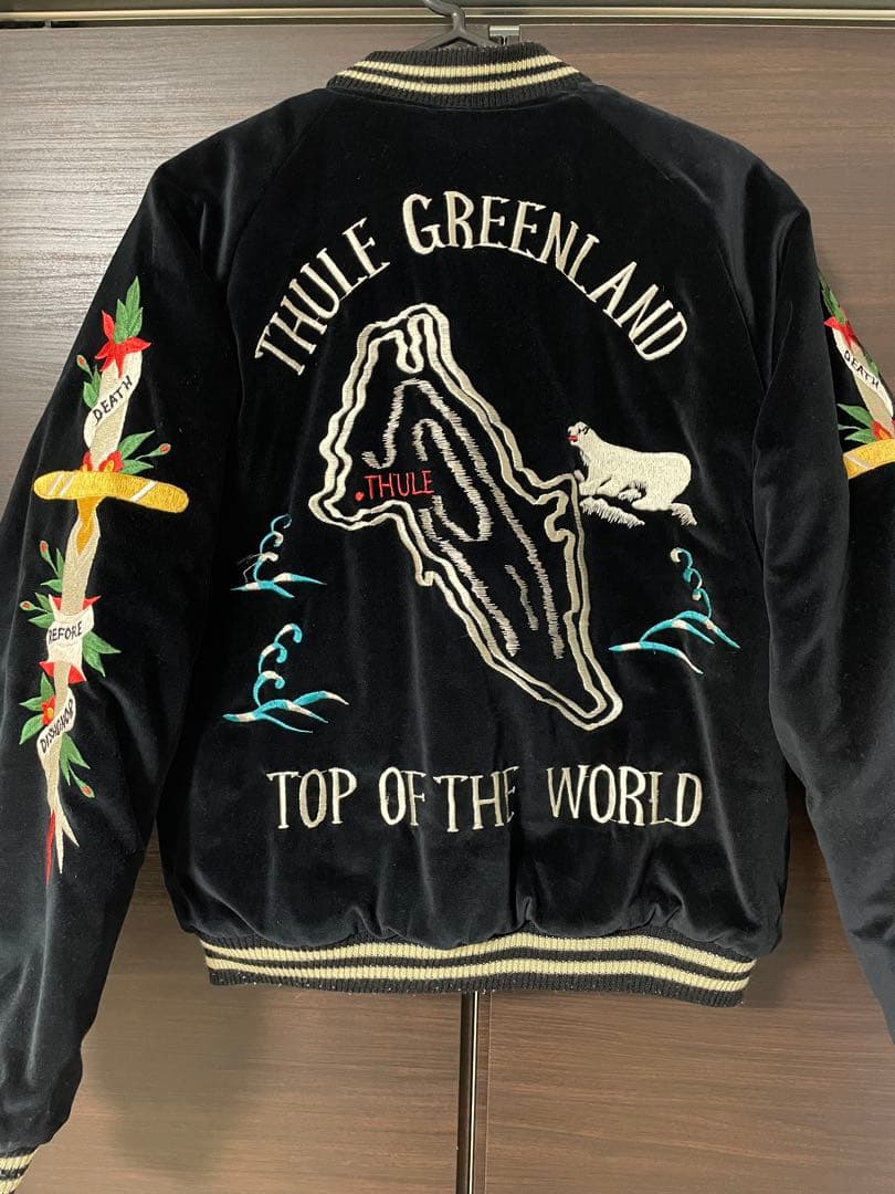 テーラー東洋　別珍キルトスカジャン　グリーンランド X 鷹　TT11147 M