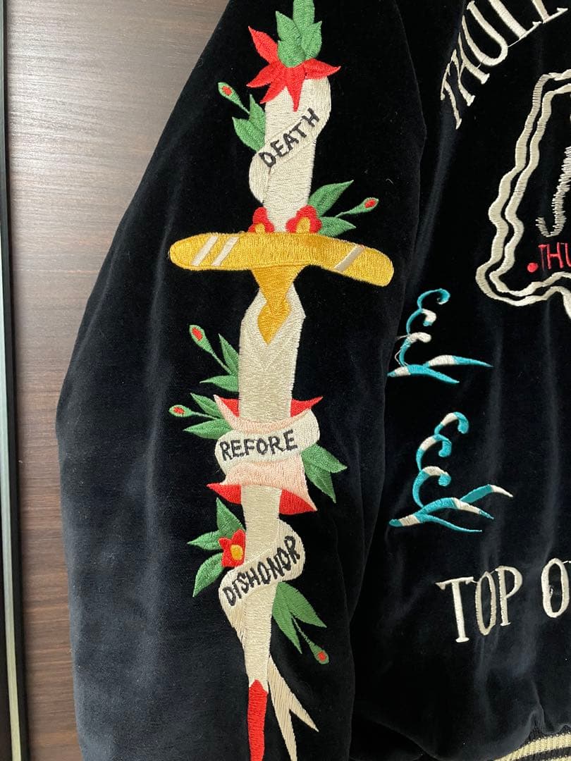 テーラー東洋　別珍キルトスカジャン　グリーンランド X 鷹　TT11147 M