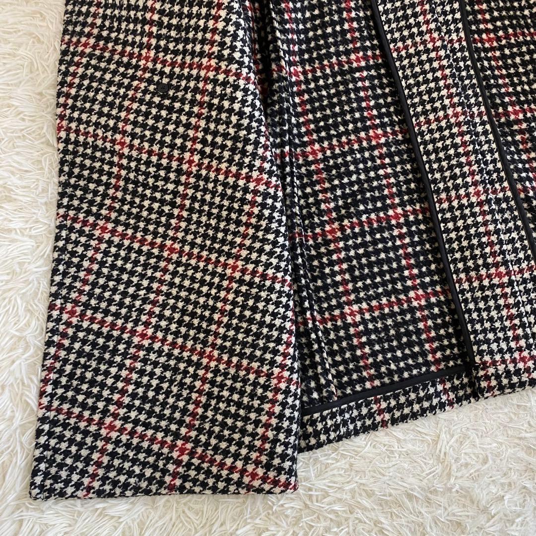 【美品/希少サイズ】イレブンティ　ダブルチェスターコート　アルパカ　千鳥　2XL