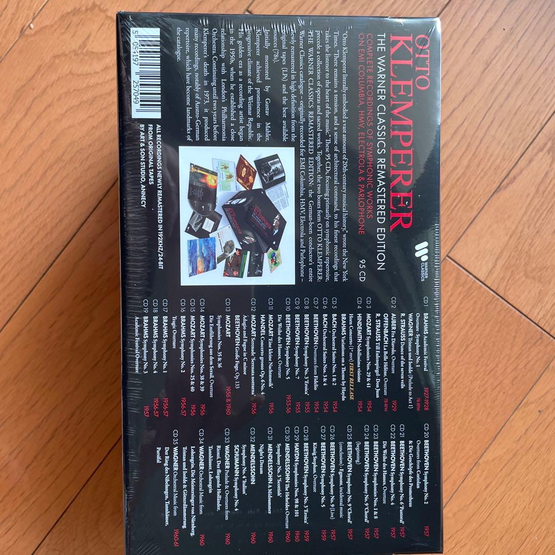 巨匠指揮者オットー・クレンペラー没50年Box（リマスター）95CD