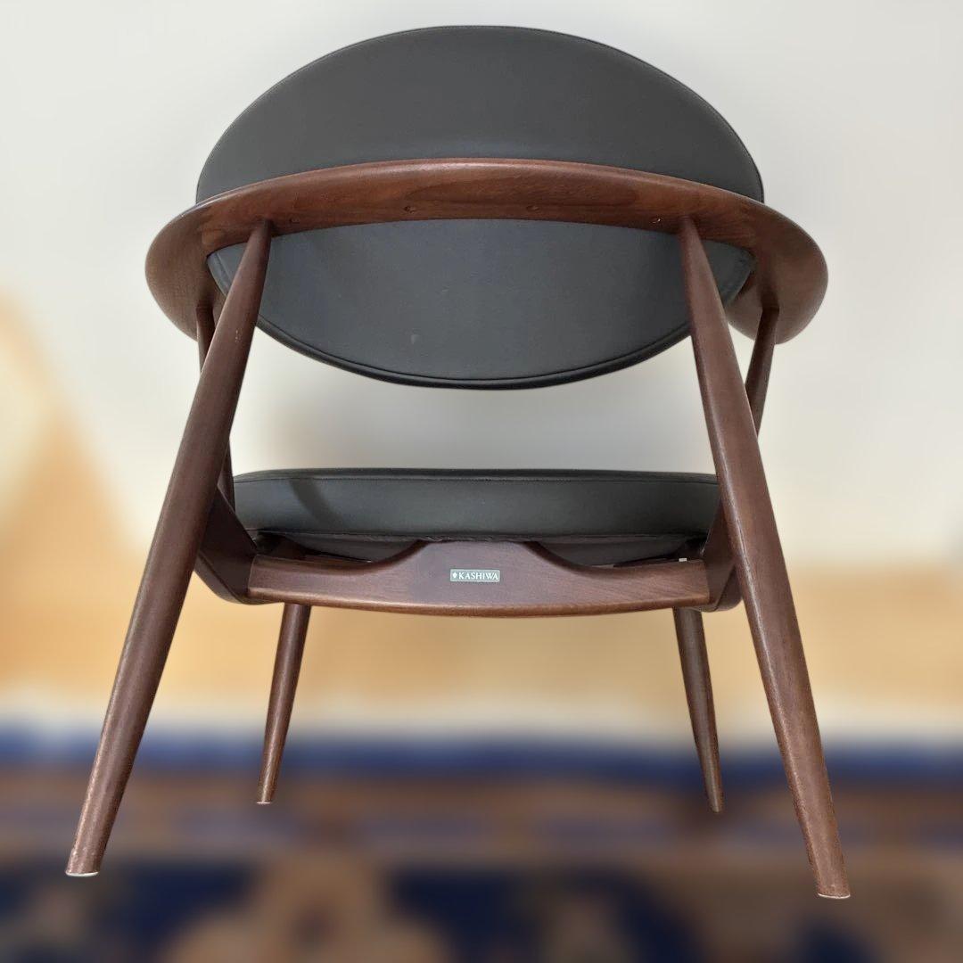 飛騨家具 柏木工 BOSS ボススタイル イージー チェア ウォールナット 本革