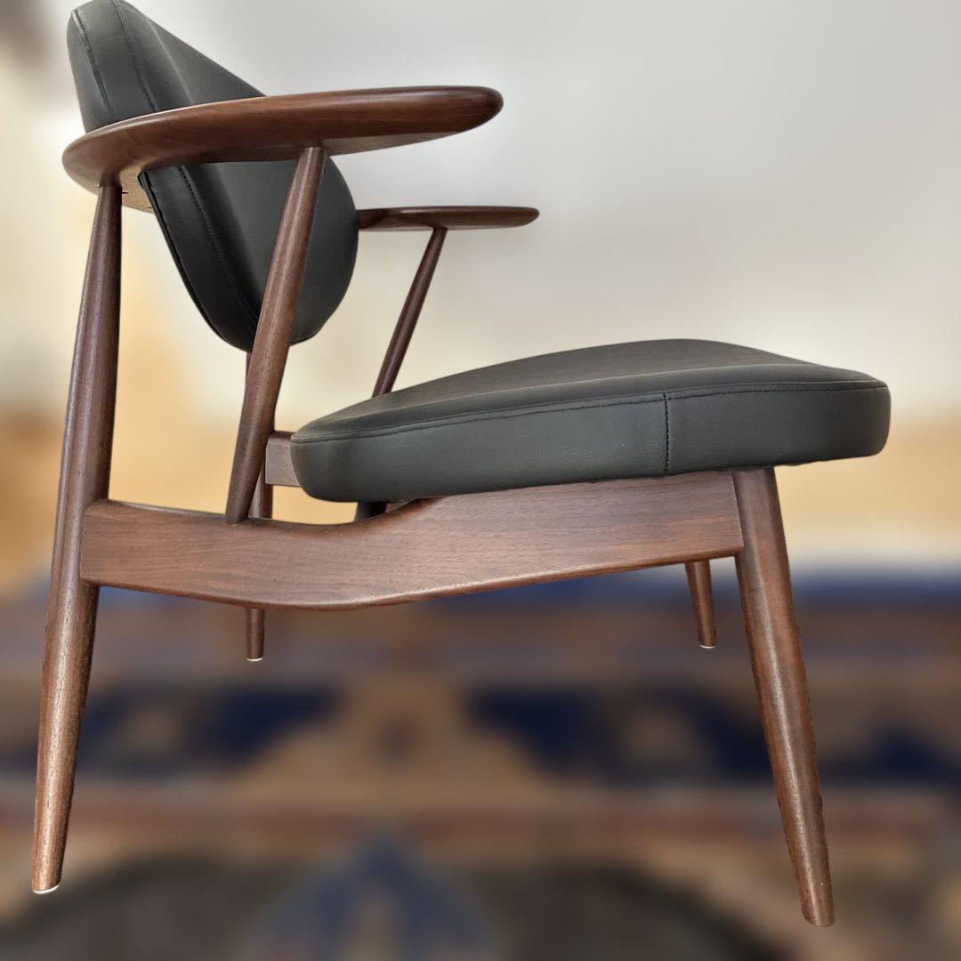 飛騨家具 柏木工 BOSS ボススタイル イージー チェア ウォールナット 本革