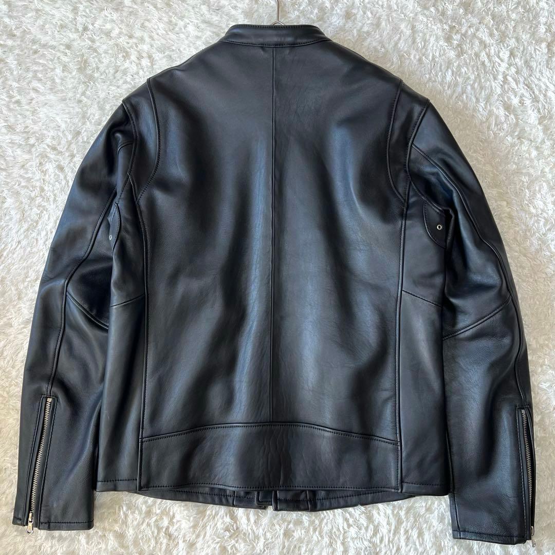 しん 】B&Yユナイテッドアローズ BY シープシングルライダース 本革