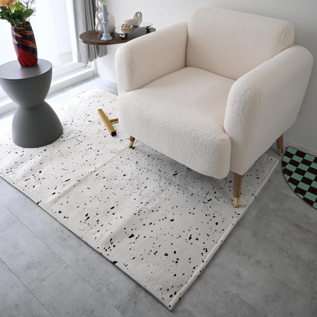 【morl】ラグ 大きい 韓国 滑り止め チェック柄