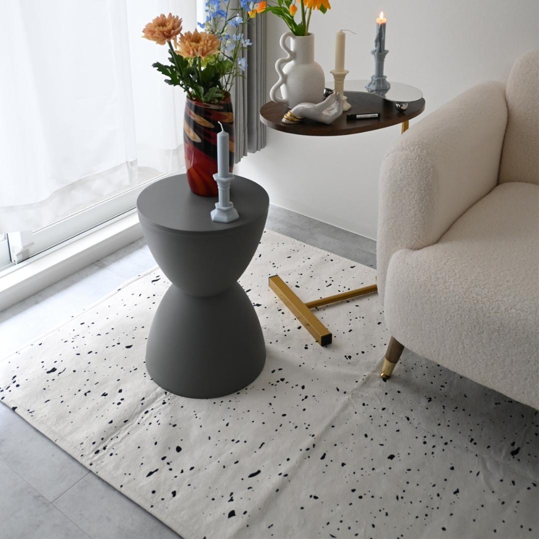 【morl】ラグ 大きい 韓国 滑り止め チェック柄