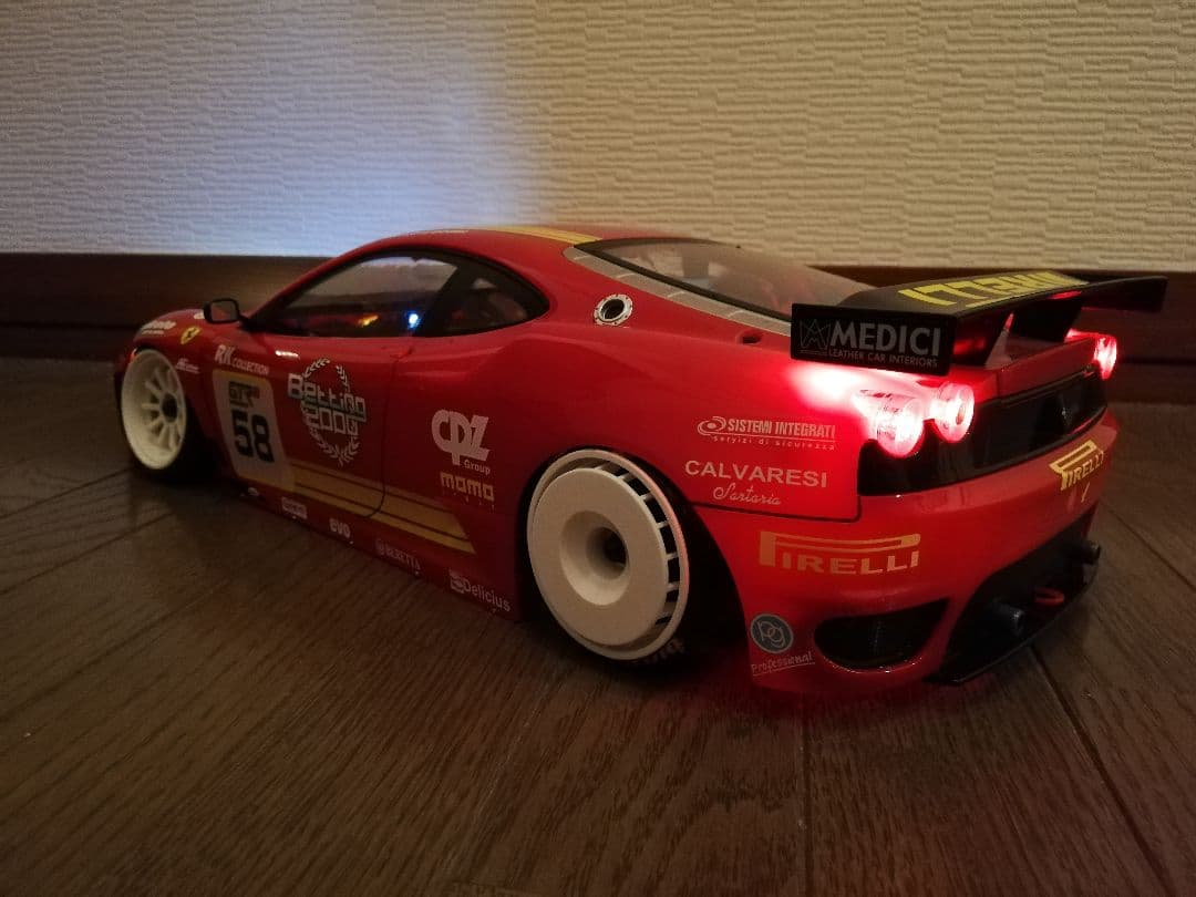 1/10 MJX RC ラジコン ボディ フェラーリ F430GT ドリパケ等
