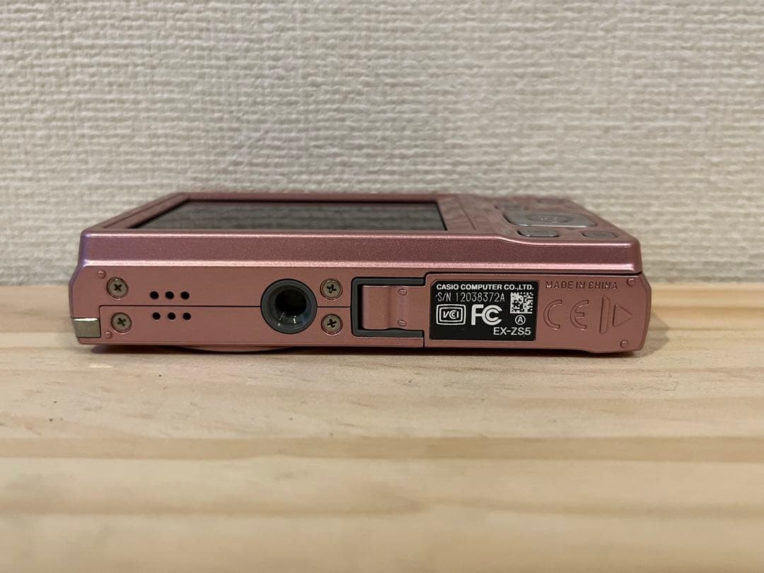 完動品 CASIO EXILIM EX-ZS5 ピンク コンデジ #26019
