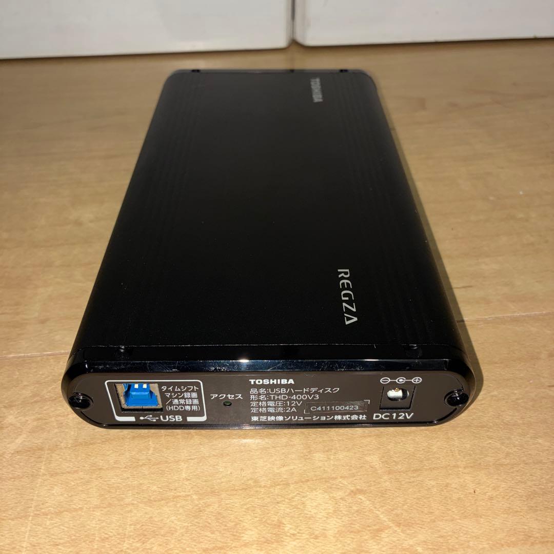 TOSHIBA REGZA 純正外付けハードディスク 4TB THD-400V3