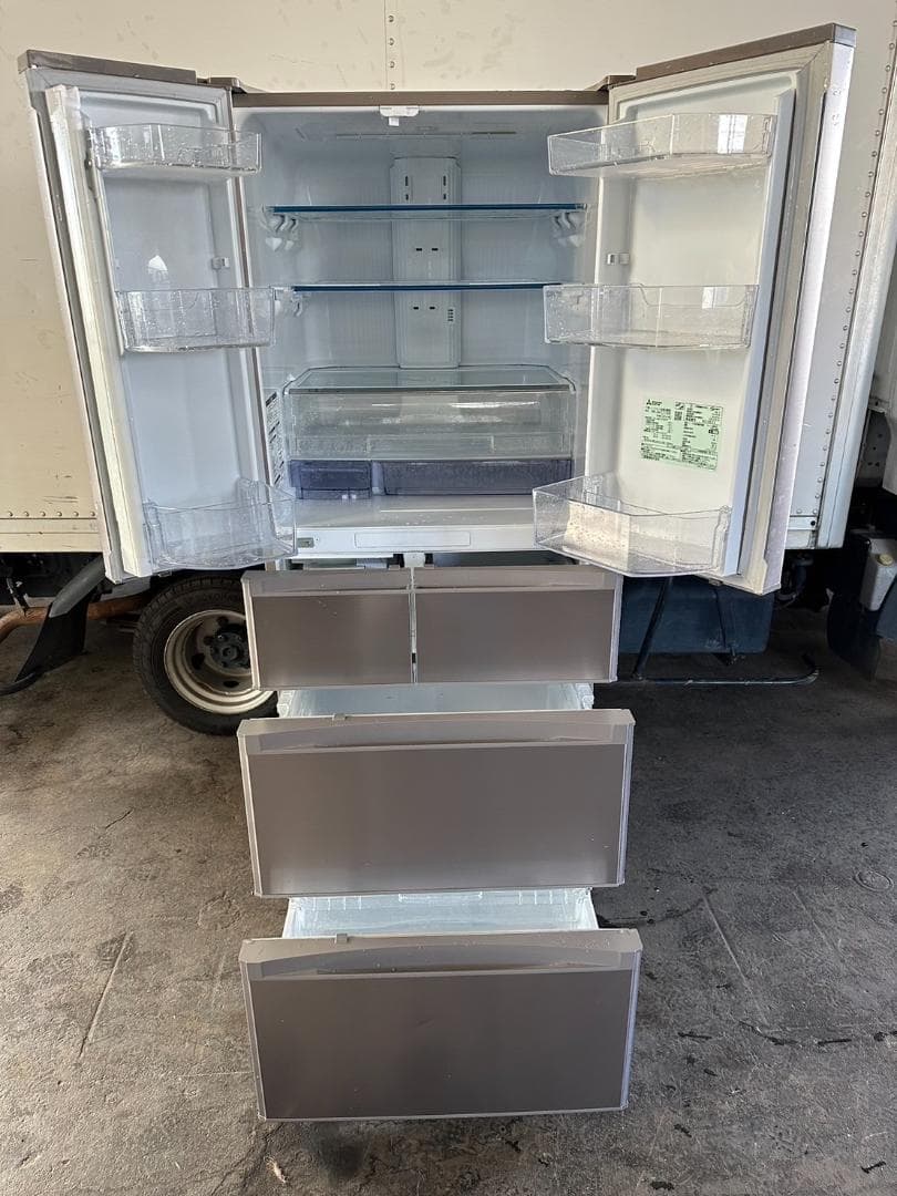 三菱　6ドア冷凍冷蔵庫　470L　MR-JX47LTC-N