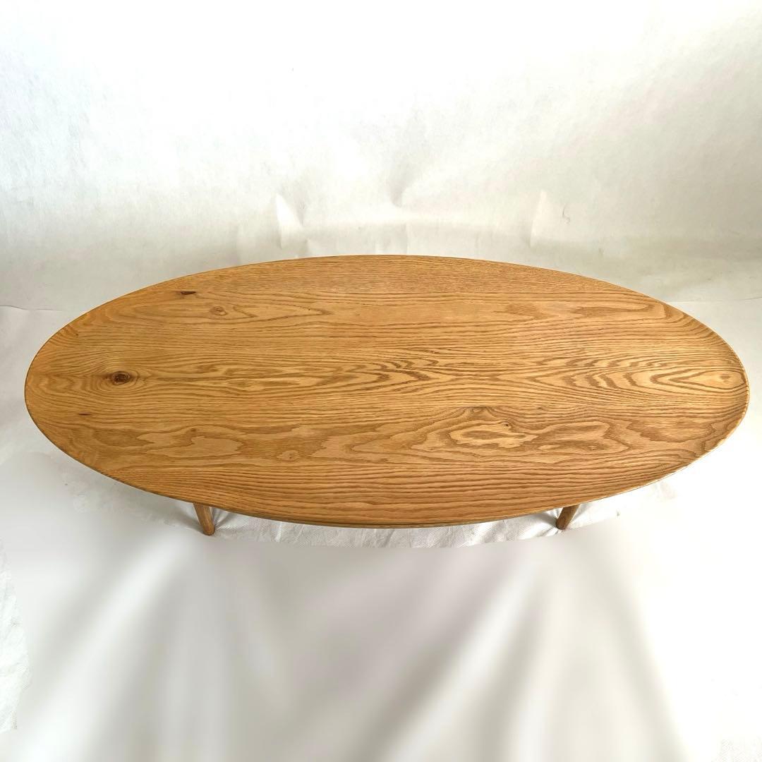 オーク無垢材センターテーブル HIRASHIMA・BORDO 120cm