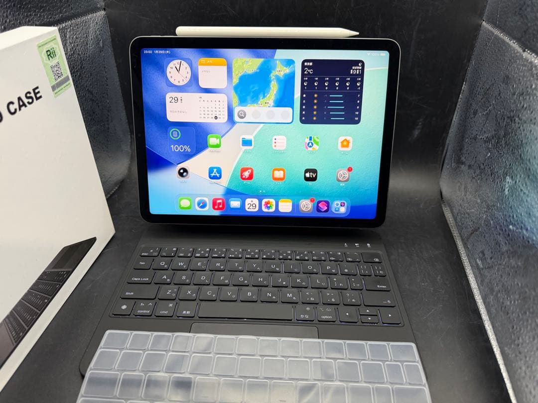 美品約90%ipadair第5世代M1アップルAIマジックキーボードお絵かきペン