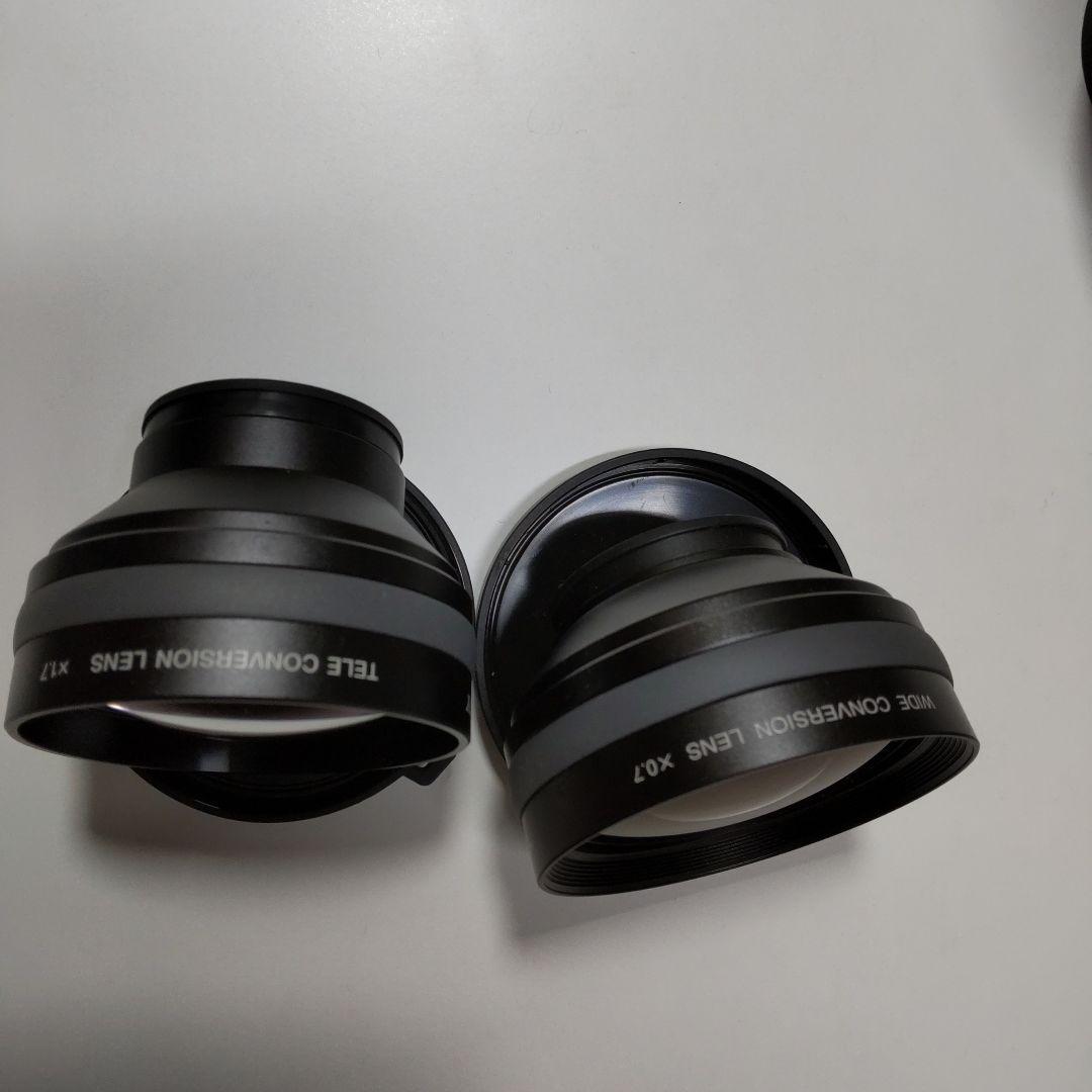 SONY HDR-SR8 リモコン三脚　 　　　　　広角　望遠レンズ付き