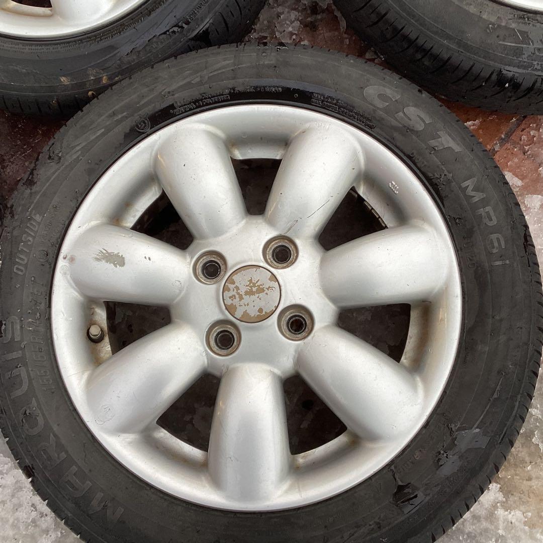 ゆ*じ様 スズキ　ラパン純正ホイール　14インチ夏タイヤ付き4本セット❗️全国送