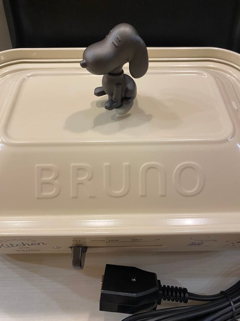 BRUNO PEANUTS コンパクトホットプレート エクリュ　スヌーピー