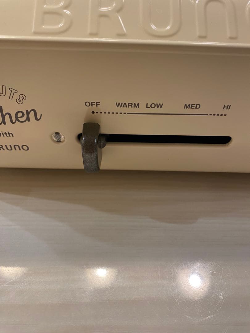 BRUNO PEANUTS コンパクトホットプレート エクリュ　スヌーピー