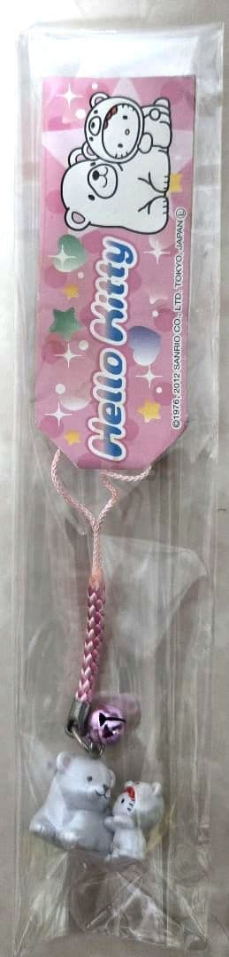 【激レア】ご当地キティ 根付け 水族館 シロクマ親子　白くまキティー