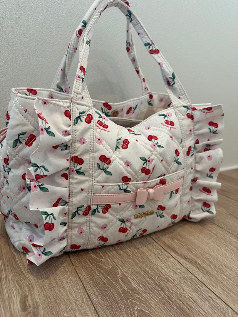 m*1様 メゾピアノ キャスキッドソン コラボ マザーズバッグ