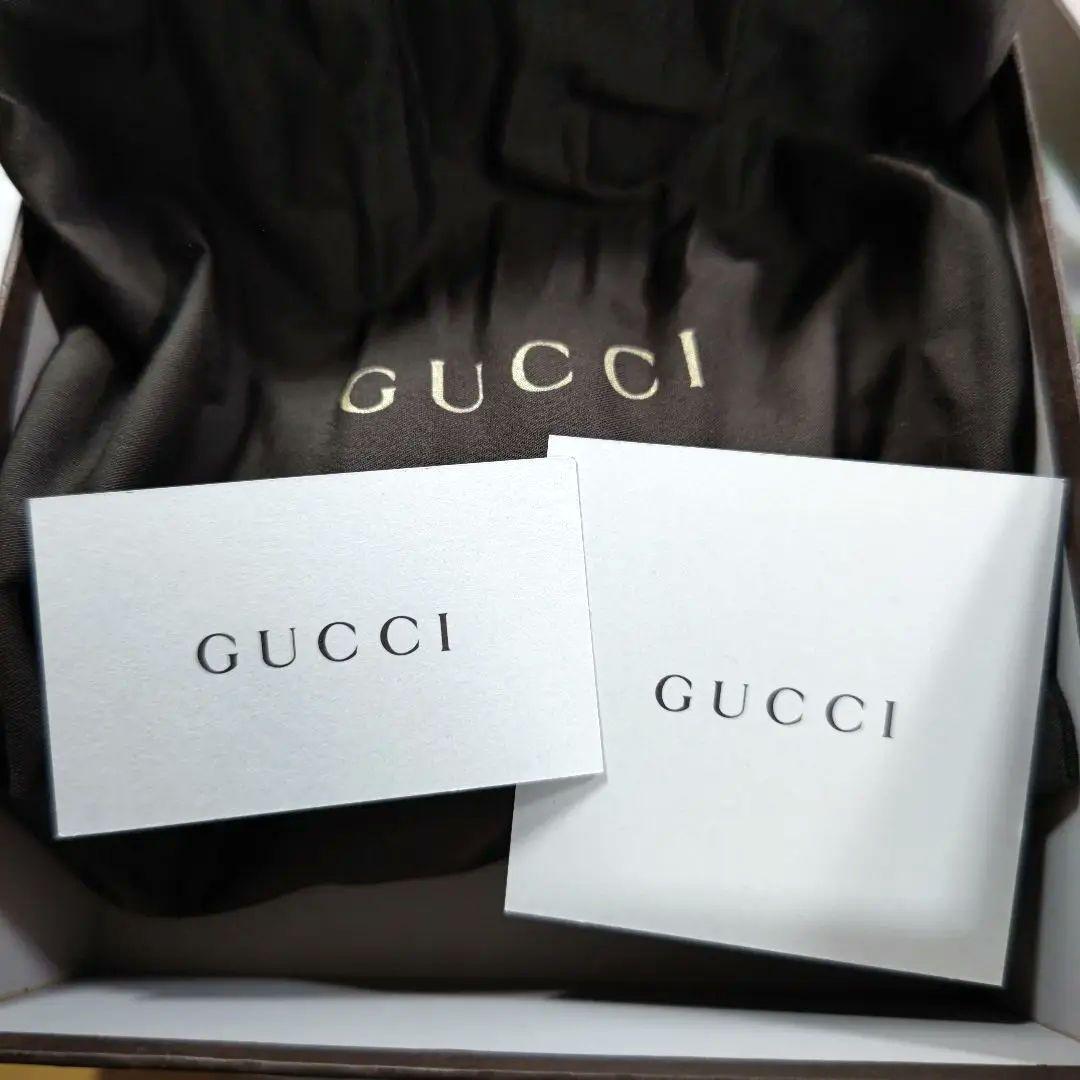 GUCCI　グッチ　CINTURA GUCCI シマベルト　ブラウン　未使用