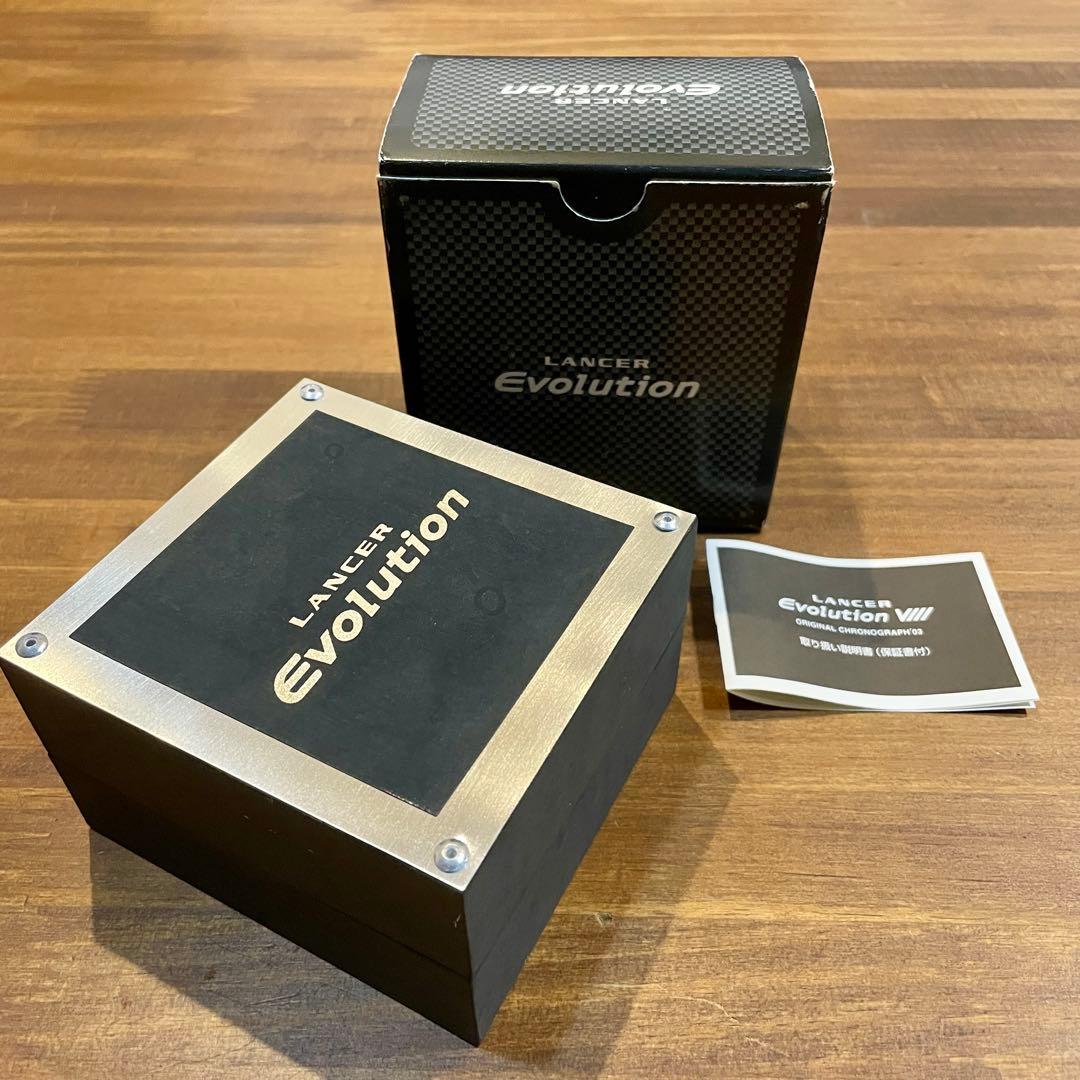 【非売品】ランサーエボリューション Ⅷ 腕時計 ジッポ zippo クロノグラフ