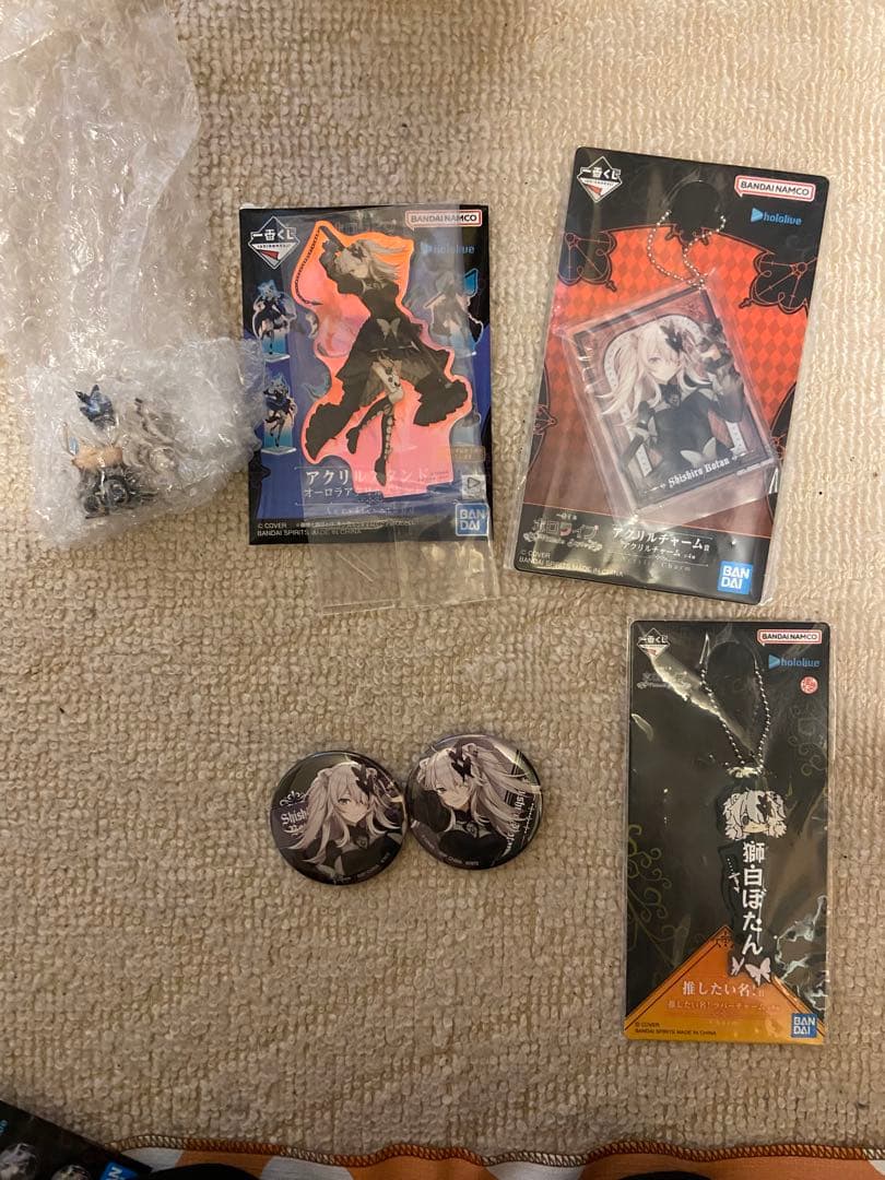 一番くじ　 ホロライブ　獅白ぼたん Villain Style　セット