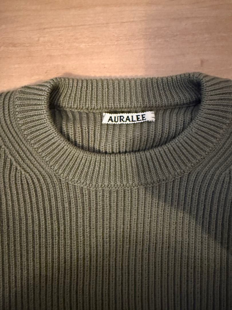 AURALEE SUPER FINE WOOL RIB KNIT サイズ5
