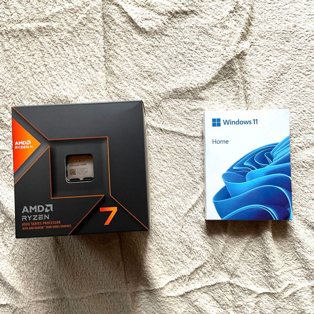 AMD Ryzen7 8700G ＋Windows11  未開封