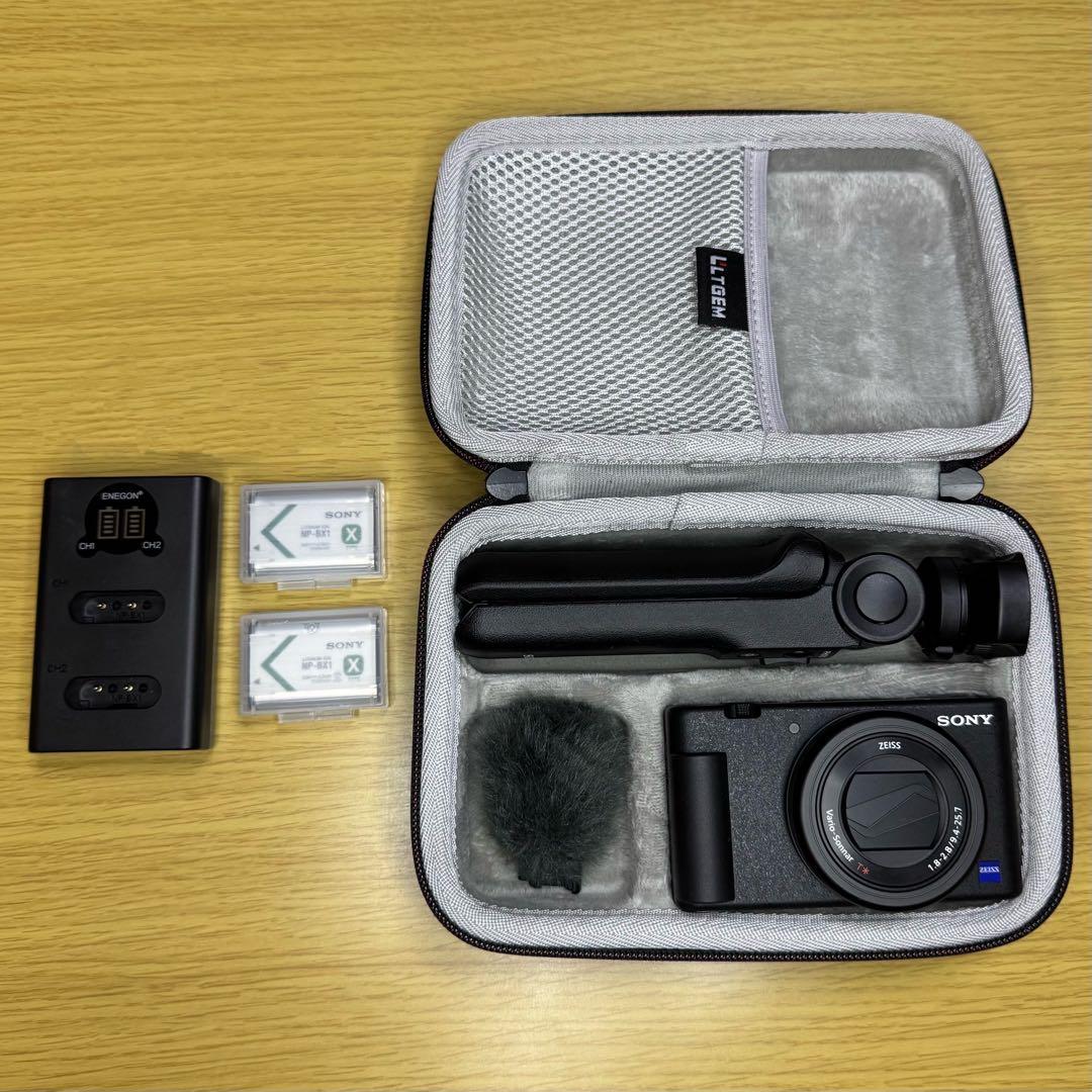 【美品】SONY VLOGCAM ZV-1G シューティンググリップキット