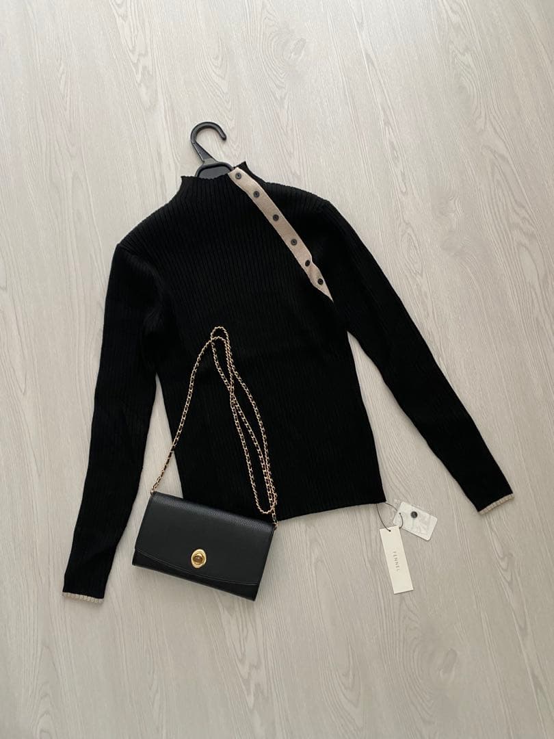 15000円新品♡スコットクラブ購入 デザインニット フェンネル