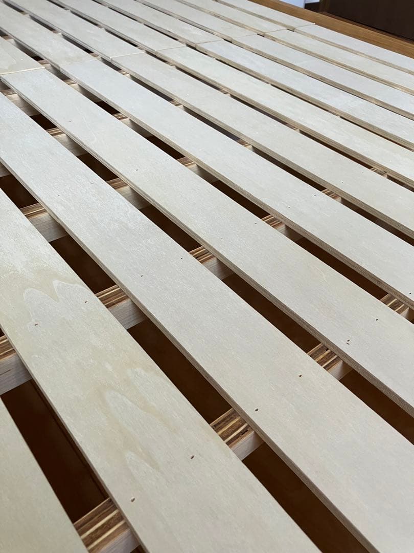 無印良品　木製ベッドフレーム・オーク材・セミダブル